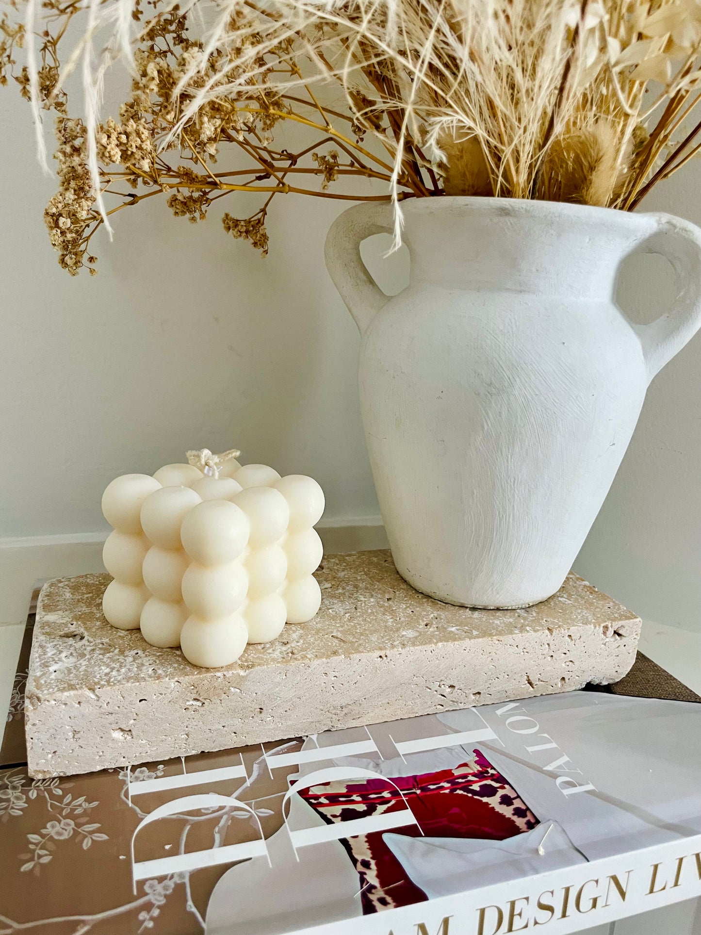 Bubble Cube Candle