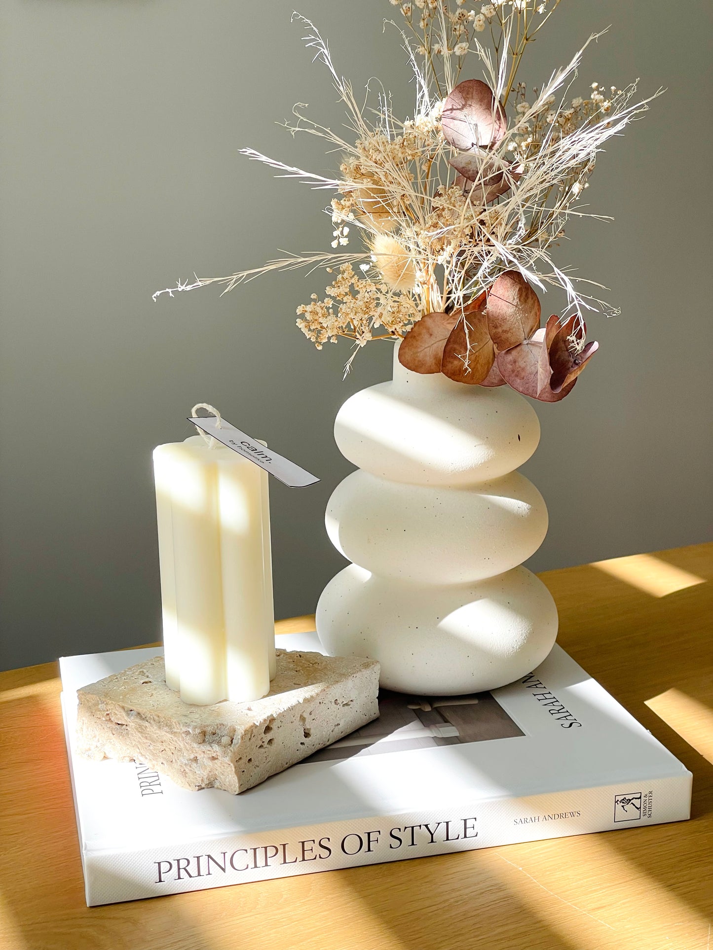 Blossom Pillar Candle