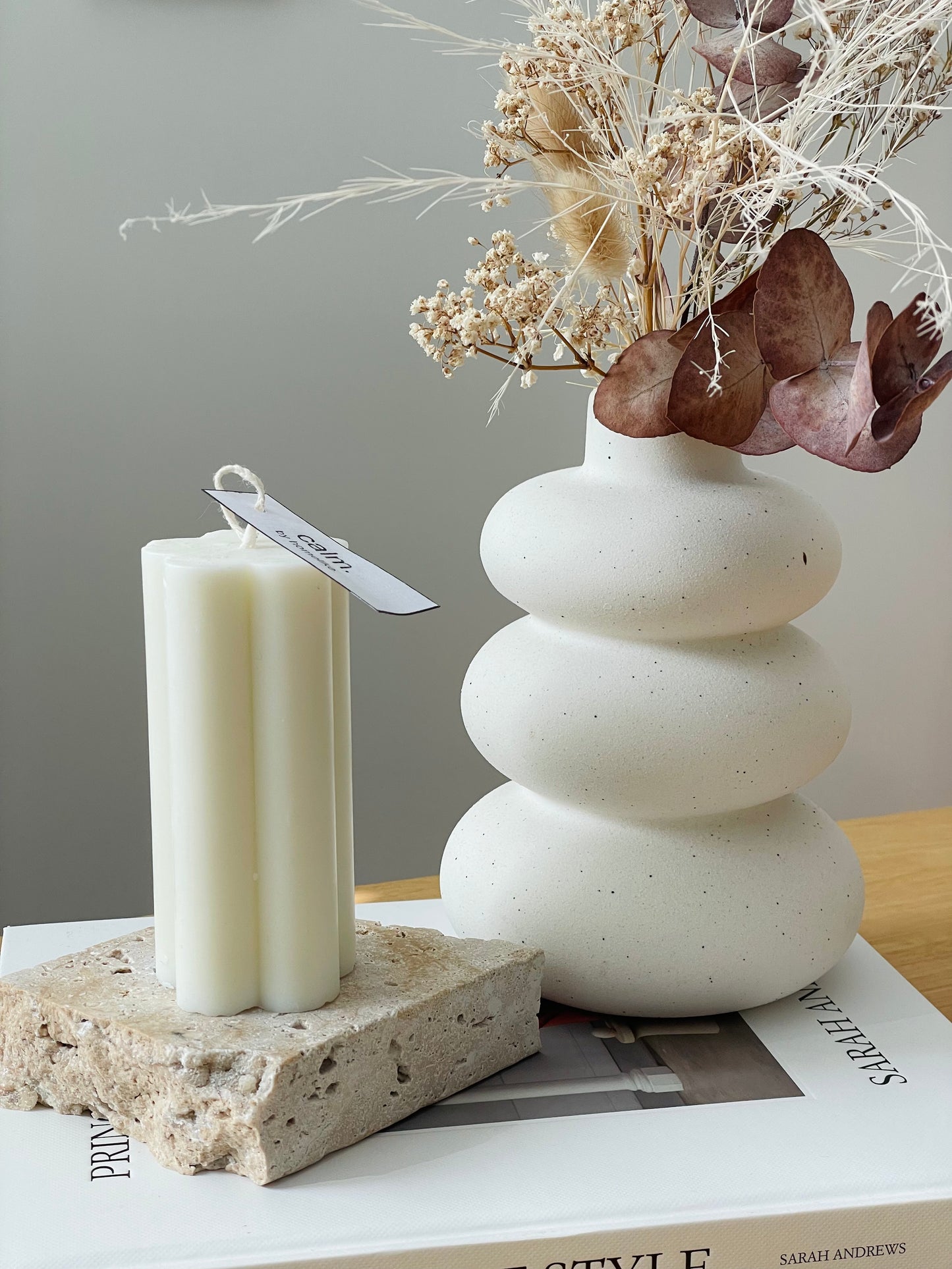 Blossom Pillar Candle